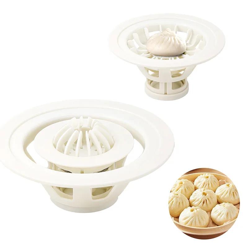 Hot Chinese Baozi Mold DIY Pastry Pie Dumpling Making Mould Kitchen Food Grade Gadgets Baking Pastry Tool Moon Cake Making Mould