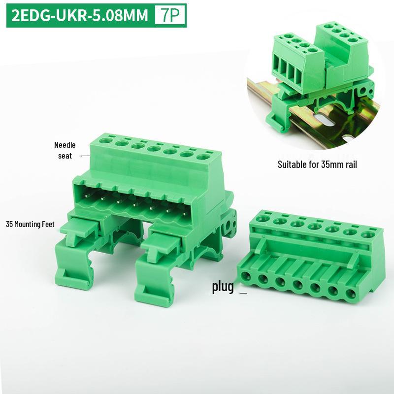 2EDG-UKR-5.08MM Plug-in Rail Guide Terminal Block Connector
