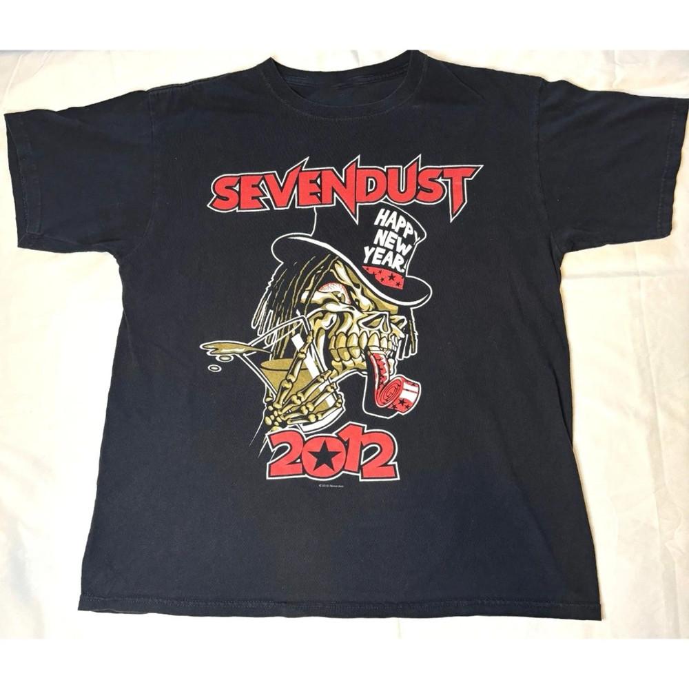 Rare Vtg 2012 Sevendust Band T-shirt unisex All Size SG209 Unisex T-Shirt L