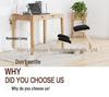 Ergonomic Wooden Kneeling Chair for Posture Correction