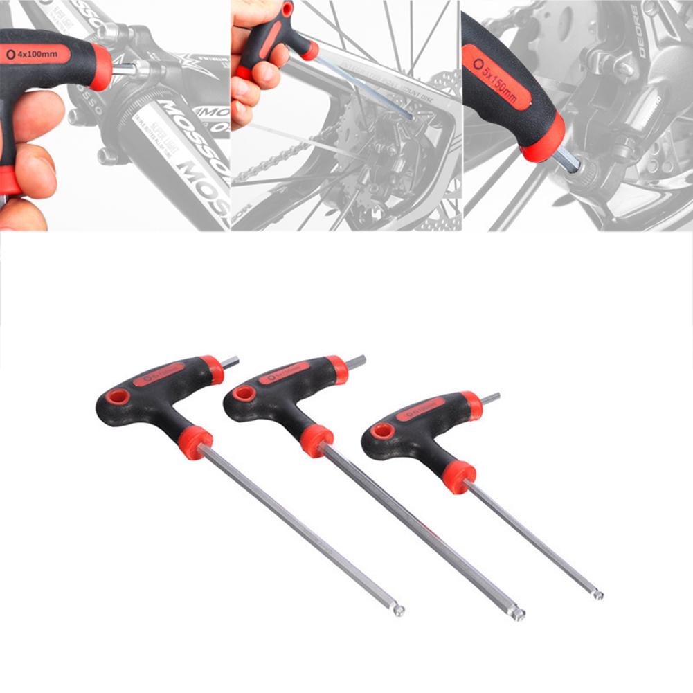 Buy 3PCS Bike Hex Wrench Set Bicycle Repair Tool Mountain Pedal Spanner 4/5/6mm Allen at