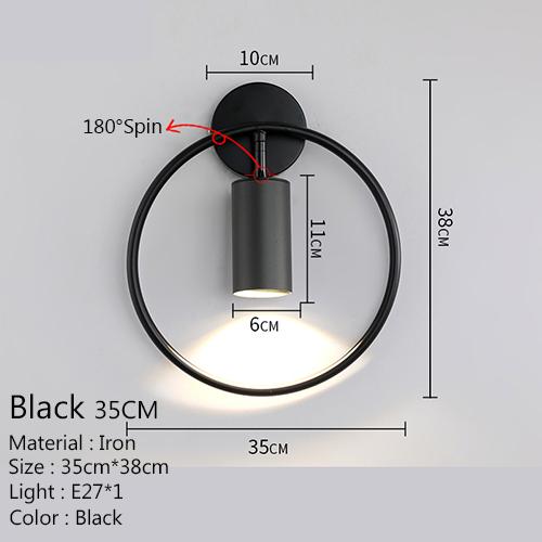 Nordic Bedroom Lights Room Decor Wall Light Lamps for Living Room Gold Wall Decor Lights for Wall Bedside Lamp