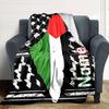 Customiz Name Personality Italy Map Blanket Soft &Warm Sofa Office Bed Travel Lunch Break Blanket, Gift Suitable All Seasons