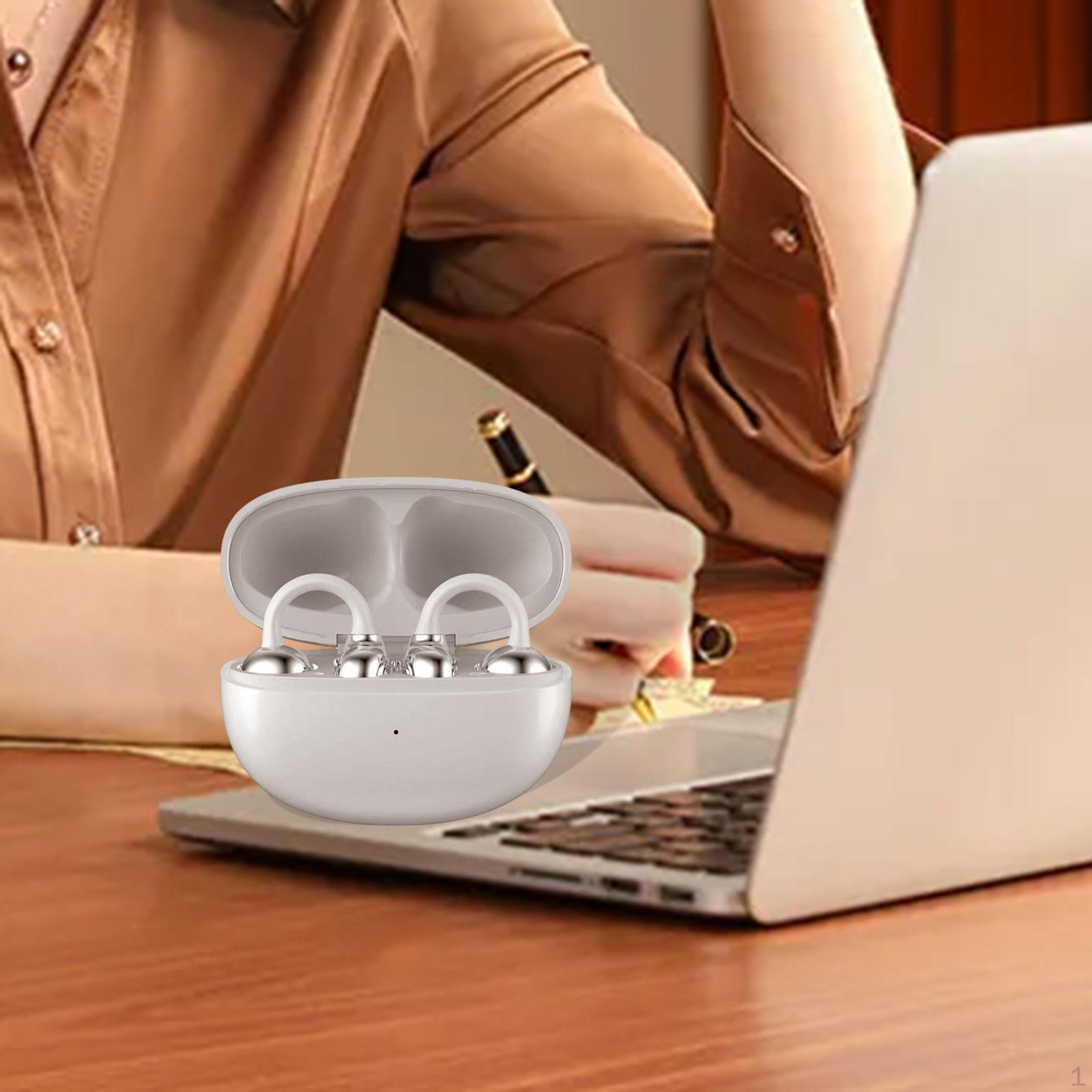 

Наушники-клипсы с шумоподавлением для тех, кто носит очки и для тренировок, белые