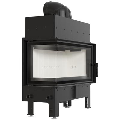 Steel Fireplace KRATKI FLOKI L Left 12 kW Ø 200