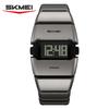 Skmei 2710 Fashion Luxury Men Digital Watch Excel Stainless Steel Band Luminous Calendar Stopwatch Sports Wrist Watch
