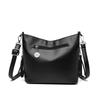 Soft leather fringed shoulder bag Crossbody tote women's bag