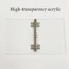 120/180/240 Transparent Colors Magnetic Tips Nail Art Swatch Book Manicure Color Test Storage Book Large Acrylic Works Display