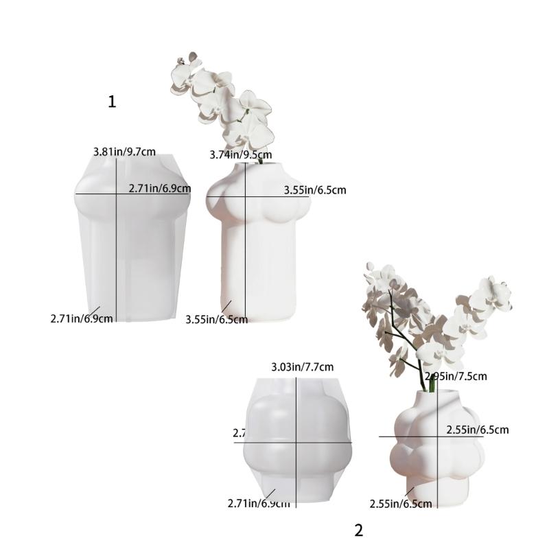 Nordic Style Cloud Mold for Flower Vase Home Decoration Making Mould High Temperature Resistant Silicone Jewelry Mold