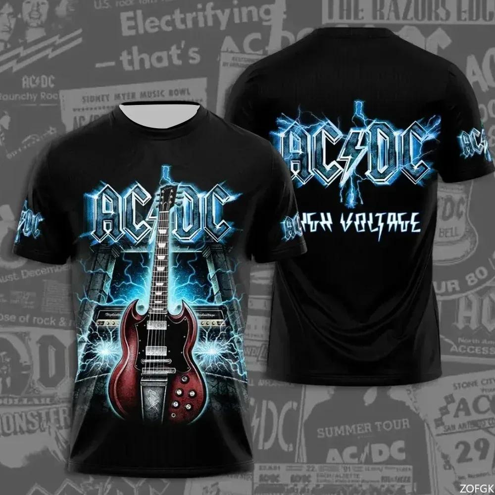 2025 Rock Band T-shirt 3D Printed Quick Drying Sports Breathable Men's Round Neck T-shirt