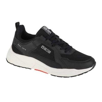 Big Star Mens Logo Synthetic Leather Trainers