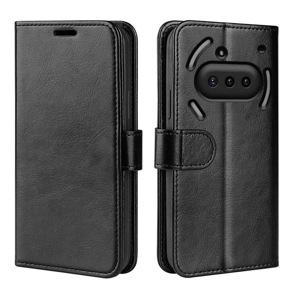 Für Nichts Telefon (3a) Hülle Crazy Horse Textur Ständer Leder Handyhülle