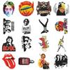 55pcs Rock Star Graffiti Stickers for Phone, Suitcase, Water Bottle, Desktop - DIY Waterproof Decoration