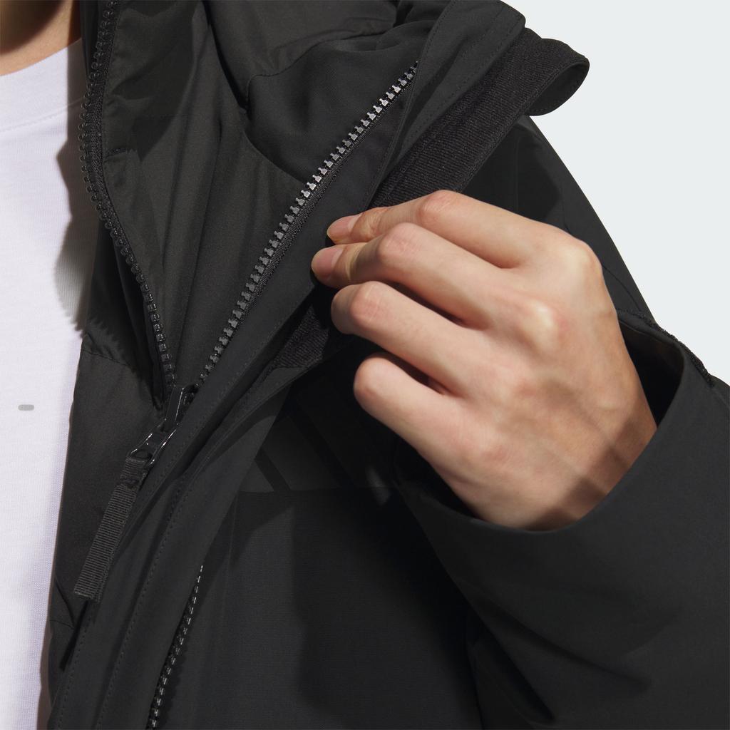 Adidas 3-In-1 Down Loose Fit Fashion Warm Down Jacket Men Jacket Black JY4215