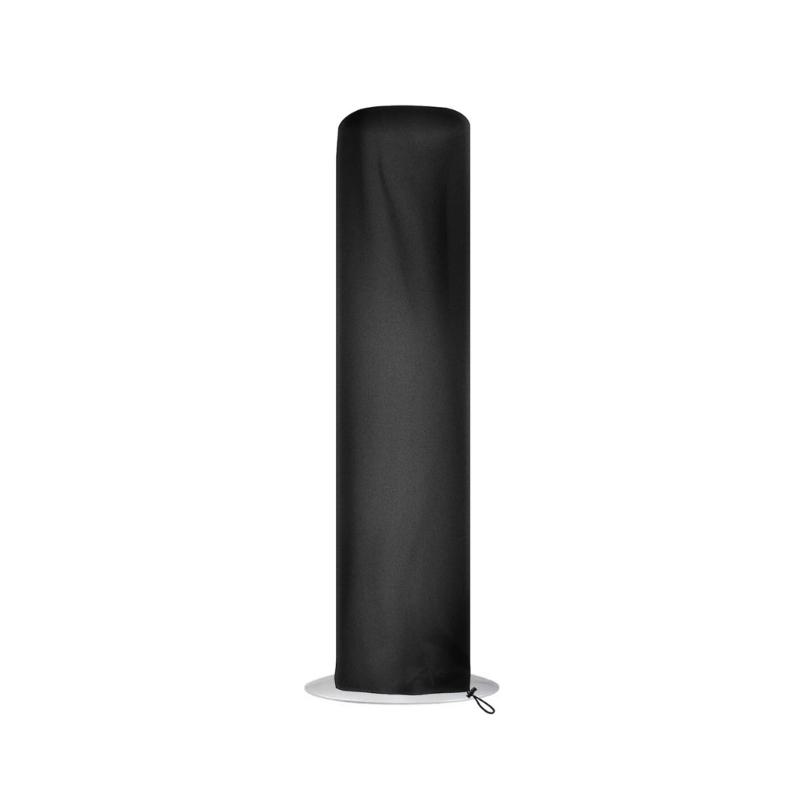Copertura per Ventilatore a Piantana 13 x 42 Pollici in Tessuto 420D Nero, Copertura Completa con Parte Superiore Arrotondata per Camera da Letto, Balcone e Ripostiglio