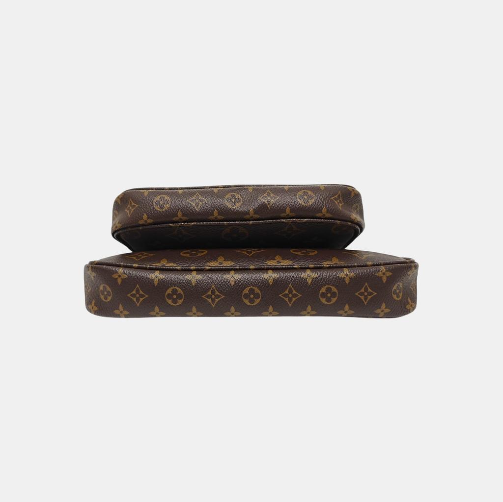 [Pre-Owned] Multi Pochette Accessoires Chain Monogram Five-In-One Combination Bag Coated Canvas Leather Mahjong Bag Underarm Hand - Very Good #1MUXL9K