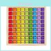 Premium Wooden Multiplication Table Blocks Math Learning Puzzle For Kids Age Three And Up