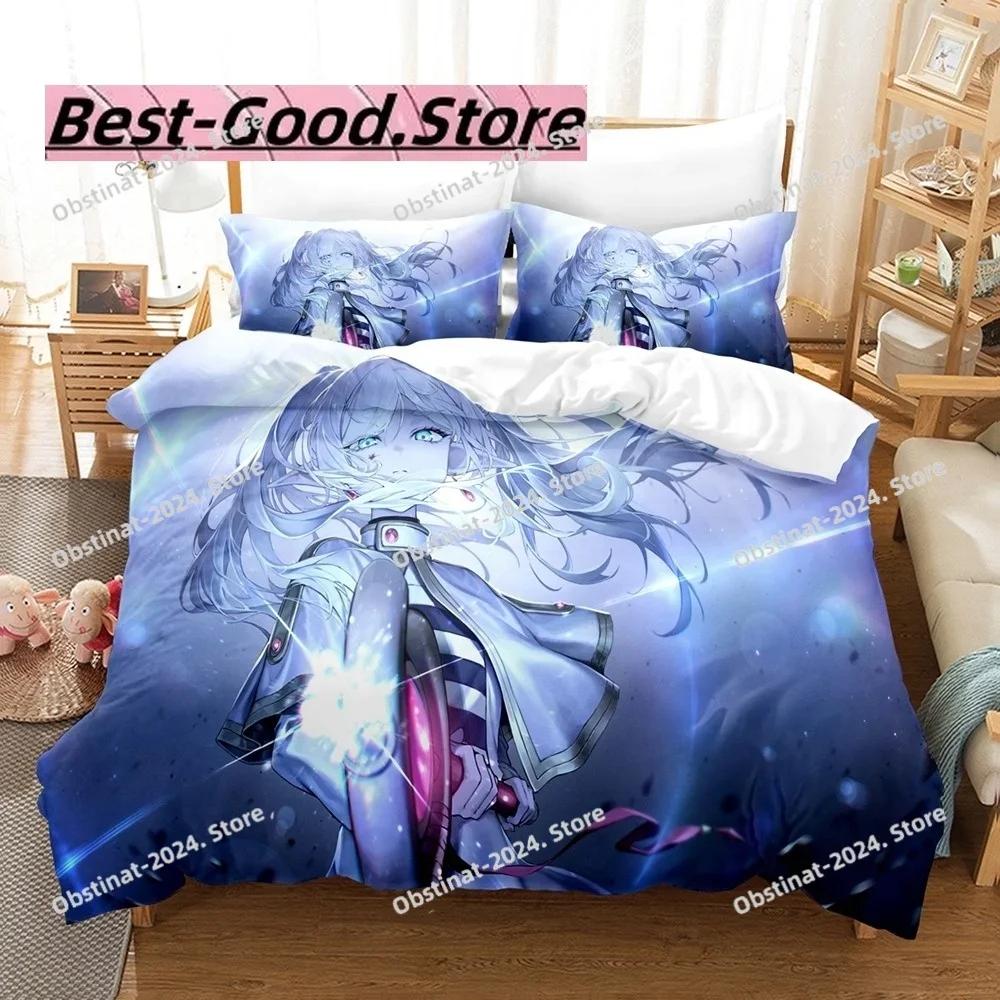 Frieren Beyond Journeys End Bedding Set Single Twin Full Queen King Size Bed Set Kids Bedroom Duvetcover Sets bed s set