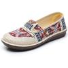 Spring/Summer 2025 Women's Breathable Ethnic Flat Linen Shoes - Lightweight Old Beijing Style