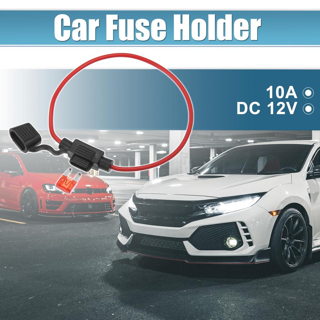 X AUTOHAUX Car Inline ATC Blade Style Inline Fuse Holder