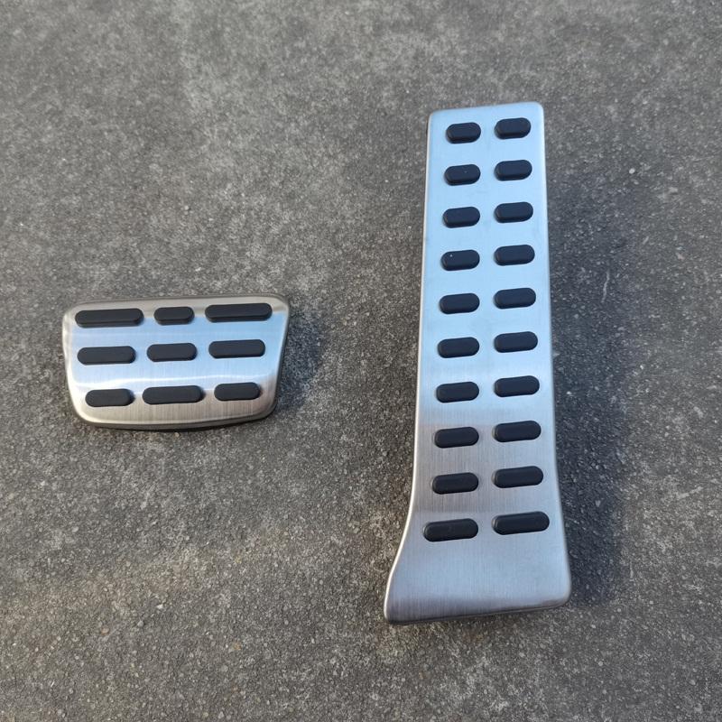 For Hyundai Palisade 2023 Stainless Accelerator Gas Pedal Brake Pedal Non-Drilling Cover Footrest Pad Car Accessories 