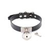 Leather Collar Locket Love Heart Harajuku  Sub Slave Punk Choker Collars & Leashes