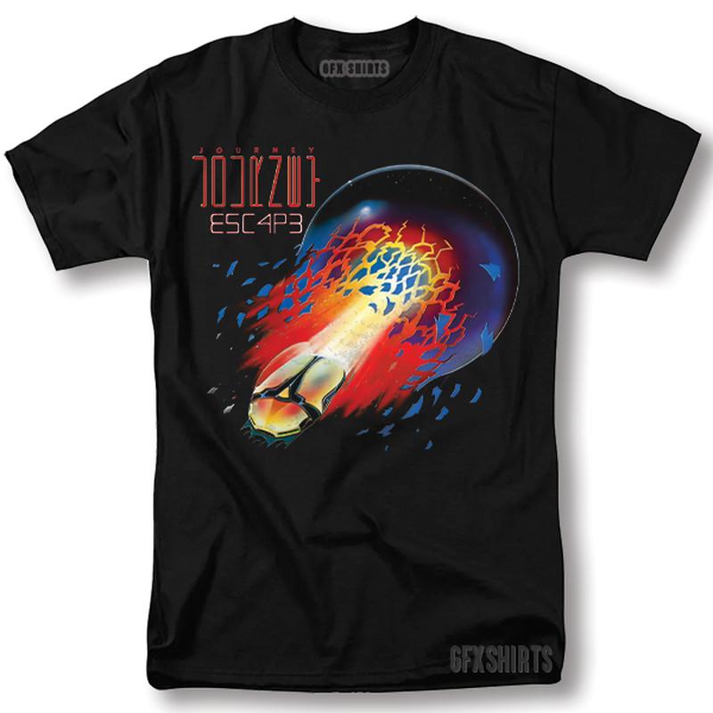 

Journey Shirt Escape Rock Concert Tour Classic Vntg Graphic Design T-Shirt L