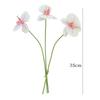 12Pc 3D Print Film Phalaenopsis Artificial Flowers Party Home Decoration Ornaments Fake Flowers Butterfly Orchid Wedding Bouquet