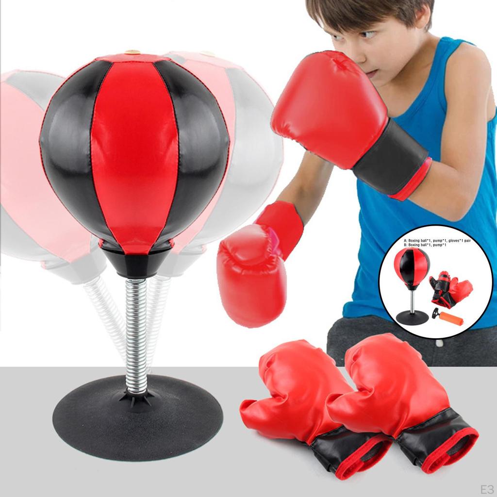 Compact Desktop Boxing Bag for Stress Relief and Fitness Training