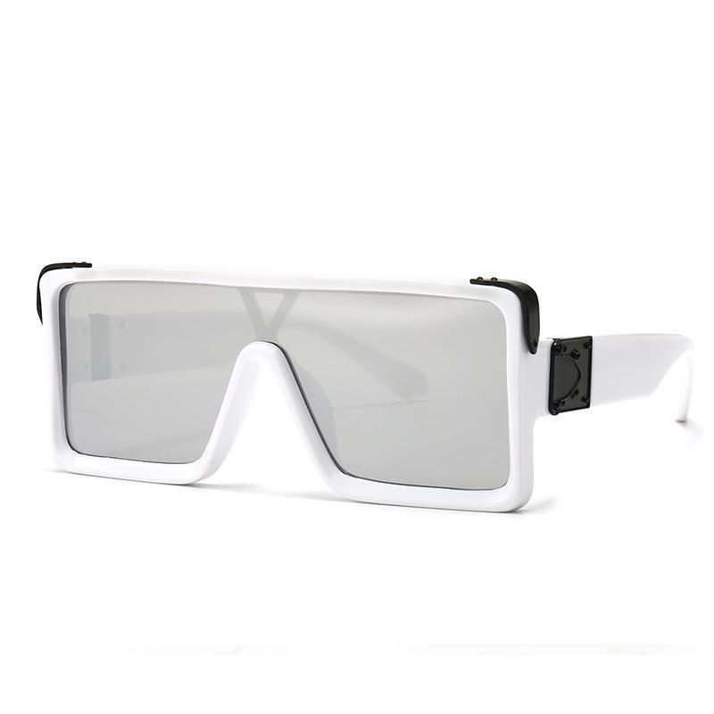 SHAUNA Ins Moda Popolare Vintage Quadrati Un Pezzo Occhiali da Sole da Donna Marca Designer Uomo Occhiali Maschera UV400