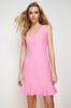 Women's Fashion Casual Sleeveless Mini Multicolor Tulle Fitted Body-Fitting Mini Gathered Zero Sleeve Flexible Knitted Dress