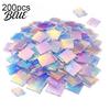 Hoge Transparantie Acryl Vierkanten Mini Iridescent Vierkanten Doorschijnende Regenboog Stukjes 2cm 3cm Holografische Duurzame Knutsel Tegels voor DIY Knutselen Mozaïek