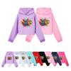 5575 Kids Girls Roblox Printed Casual Long Sleeves Hoodies