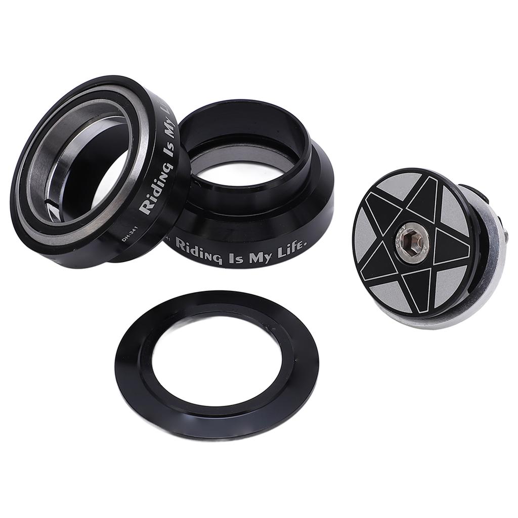 Náhlavové složení pro horské kolo Dvojité ložisko CNC proces Černá Misky ložisek náhlavového složení představce přední vidlice