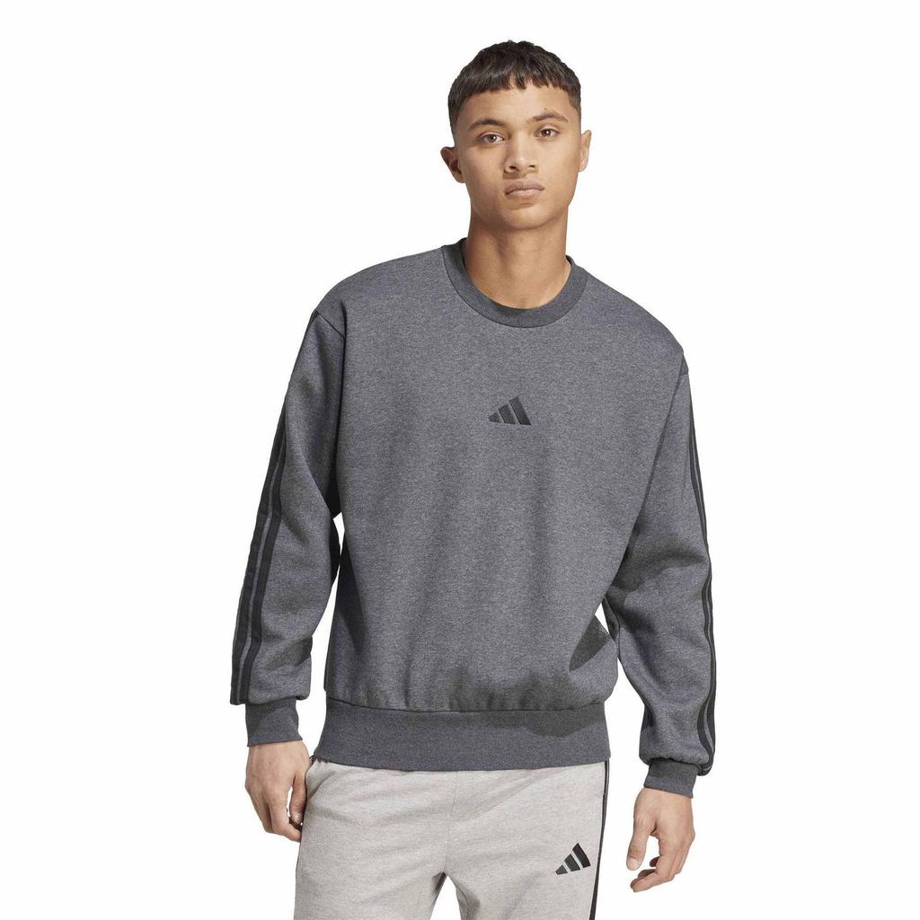 Adidas Mens 3 Stripes Sweatshirt