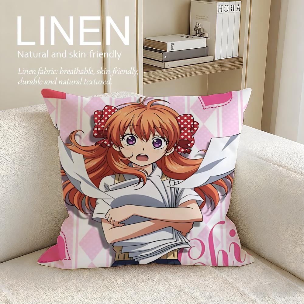 

Romance Monthly Girls Nozakikun Cushion Cover Pillowcase Set Pcs x x Breathable Washable Sofa Cushion Cover 30X30cm