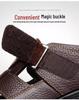 Men's Genuine Leather Breathable Summer Sandals - Large Size, Closed Toe, Perforated Cowhide Beach Shoes