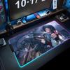 Zenless zone zero Muismat RGB Gaming Muismat Grote LED Pad PC Bureau Mat Lichtgevende Muismat Grote Toetsenbordmatten Tafelkleed Met