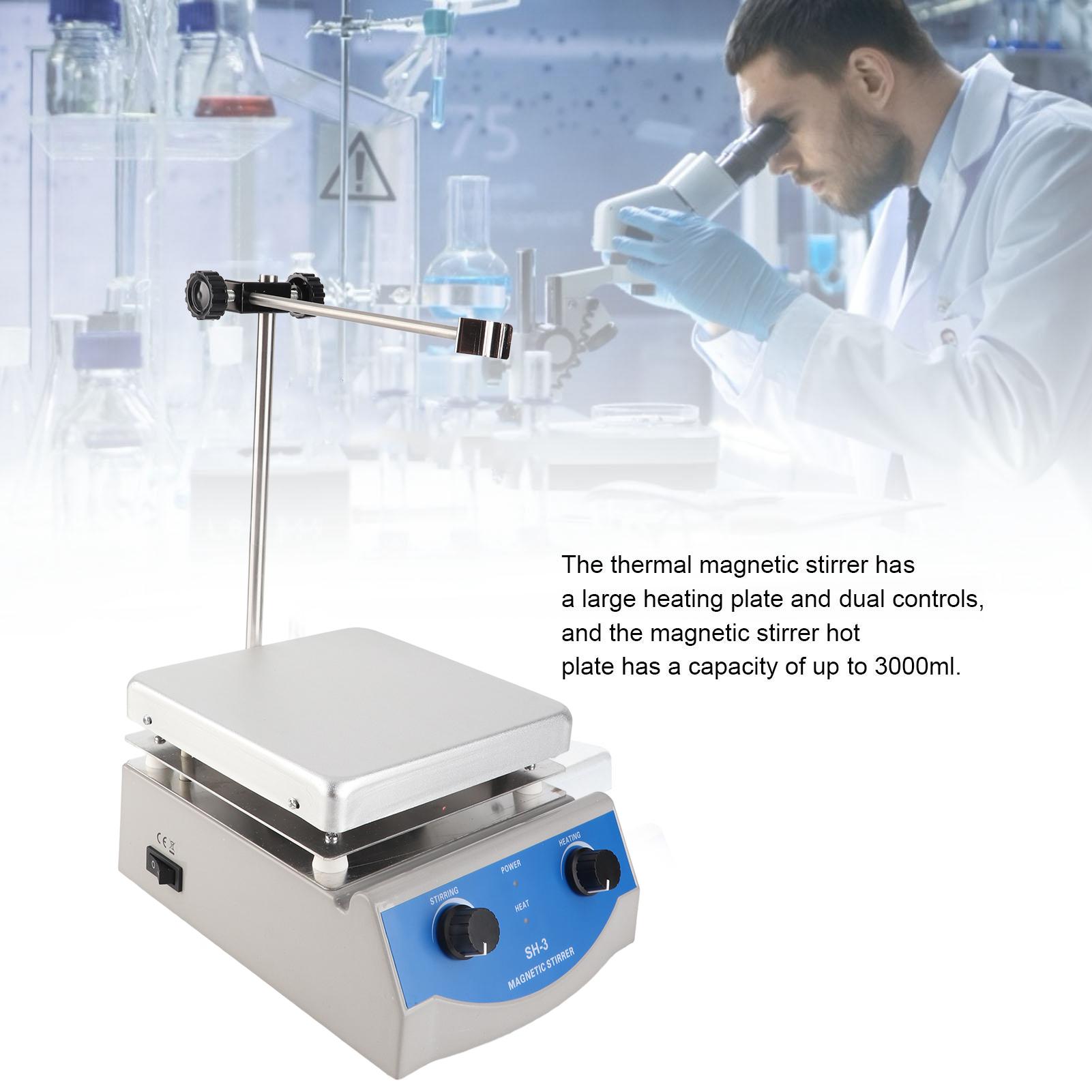 SH‑3 3000ml Laboratorní magnetické míchadlo s konstantní teplotou a topením Fyzikální přístroj