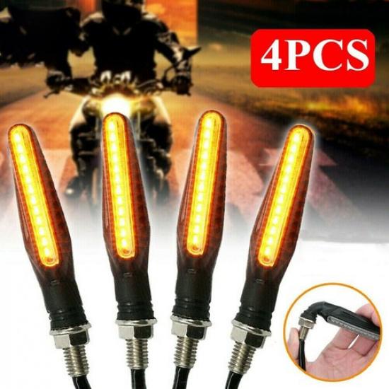 Fits Suzuki DRZ400s DRZ400sm LED Motorcycle Turn Blinker Signals Lamps Yellow