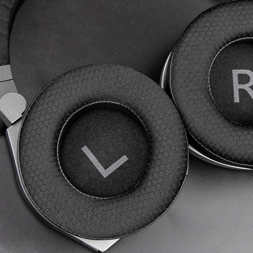 SOULWIT 90mm Mesh Ear Pads for JBL Synchros E50, E50BT, S500, S700 Wireless Headsets, Replacement Ear Cushions, Noise Isolating Foam Pads (Black)