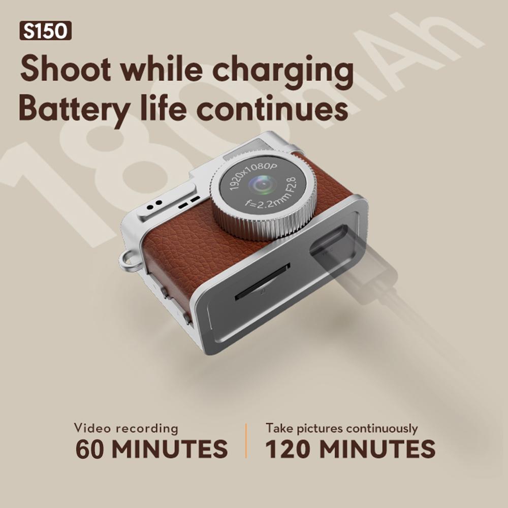 1080P HD Digita Camera 0.96 Inch Thumb Student Sports Camera Campus Portable Small Video Camera Mini Necklace Camera New S150