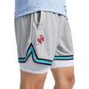 Li Ning CBA Basketball Shorts Men's Silver Gray AAPS027-2