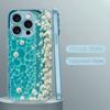 Turquoise Water with White Daisies for iphone 17 case for coque iphone Case fundas Glass for iPhone 17 16 15 14 13 12pm Pro Plus