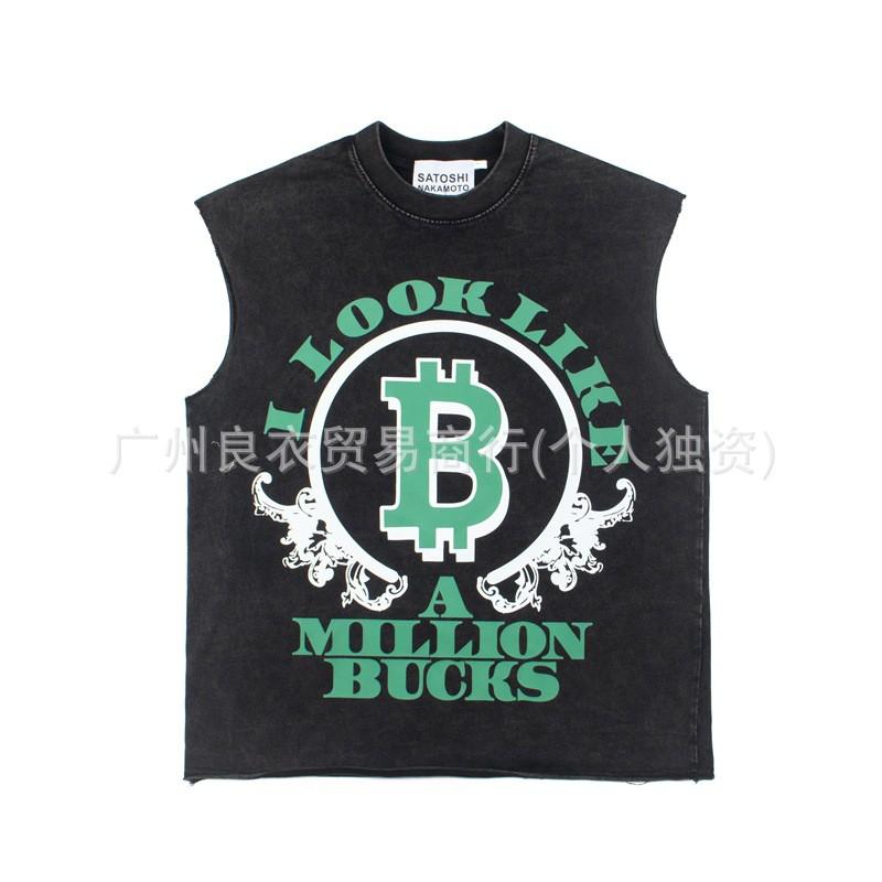 Unisex Oversized Streetwear Tee With Distressed Ink Wash Print Loose Fit Cotton T-Shirt Casual Wear