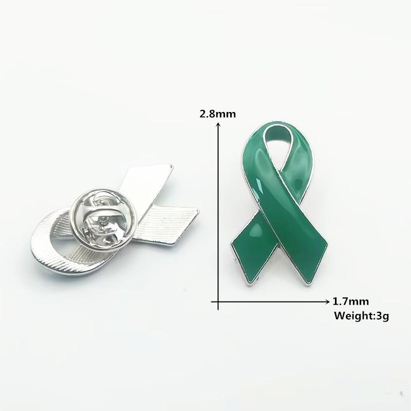Promotional Red Ribbon Metal Badge for Breast Love Public Welfare Activity - Cross-border Brooch Pin Jewelry