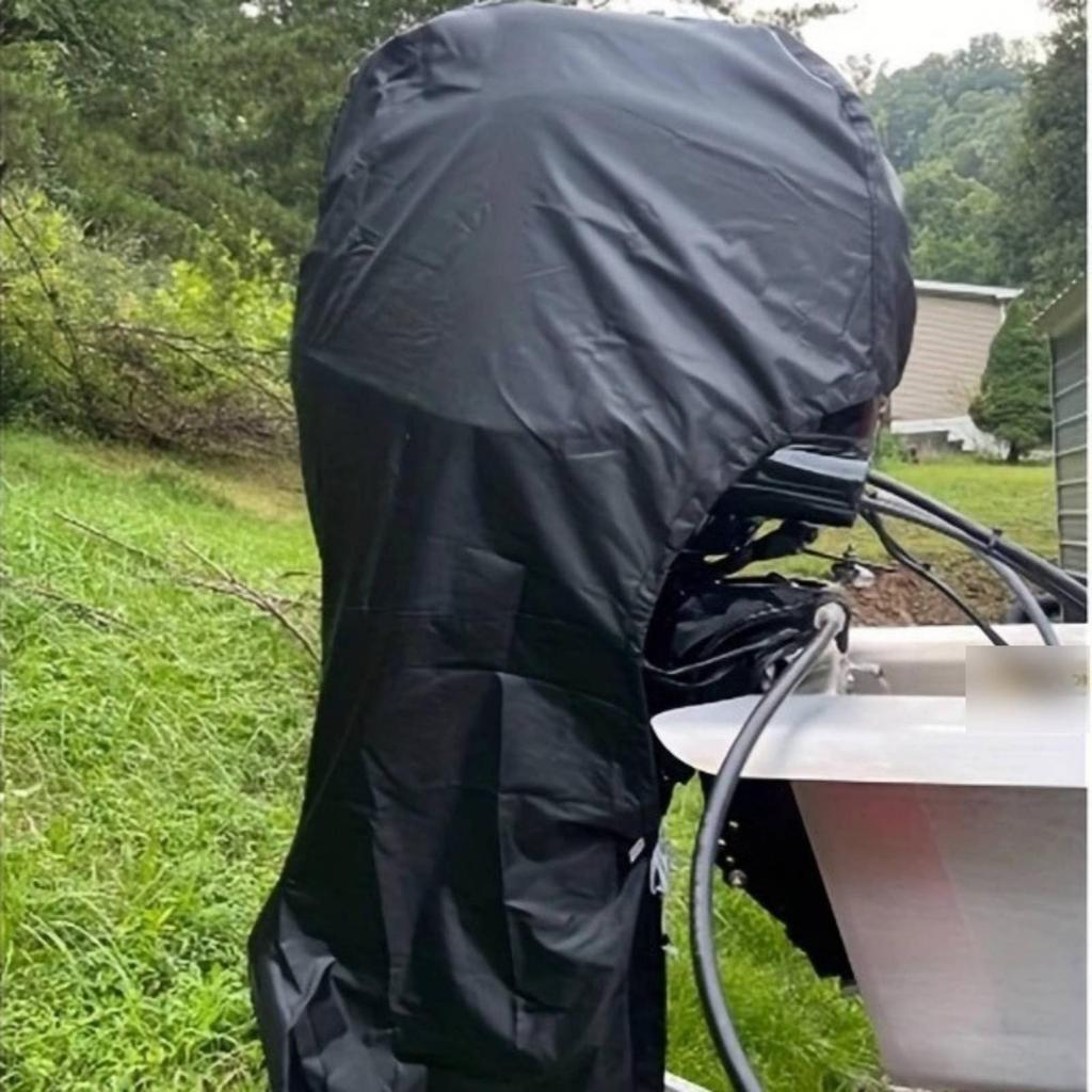 Outboard Motor Cover Weather-Resistant Engine Easy to Clean