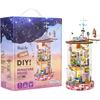 Tsukurundesu DIY Miniature House Traveler Series with Japanese Instructions, Dollhouse, Craft Kit