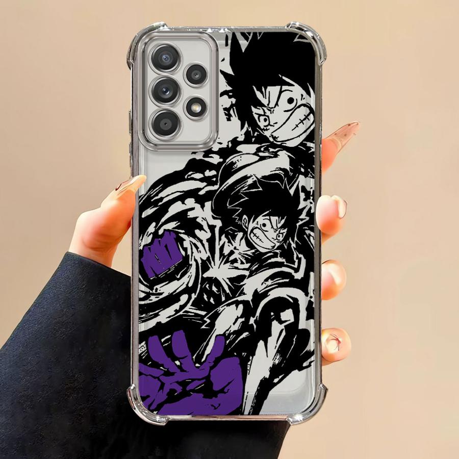 Anime One Piece Zoro Soft Phone Cover Case for Samsung Galaxy A52 A55 A16 A24 A21s A33 A35 A36 A25 A26 A15 A13