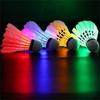 Luminous Lighting Badminton Dark Night Luminous Shuttlecock LED Badminton  Outdoor Sports